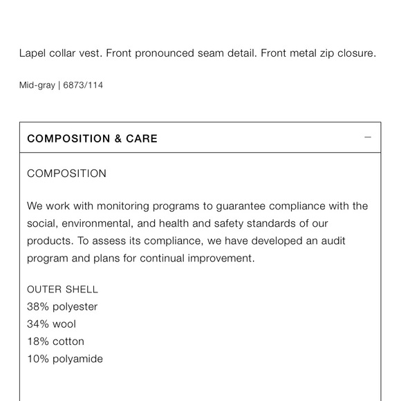 Zara zippered knit vest - Picture 5 of 7